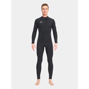🏄‍♂️ Dive & Sail Men’s Black Front-Zip Wetsuit – Size L – NWT